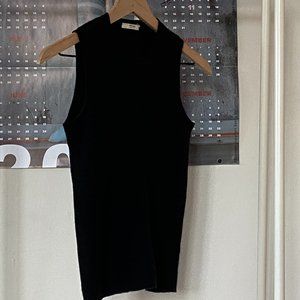 Prada Cashmere Crew Neck Sweater in Dark Navy